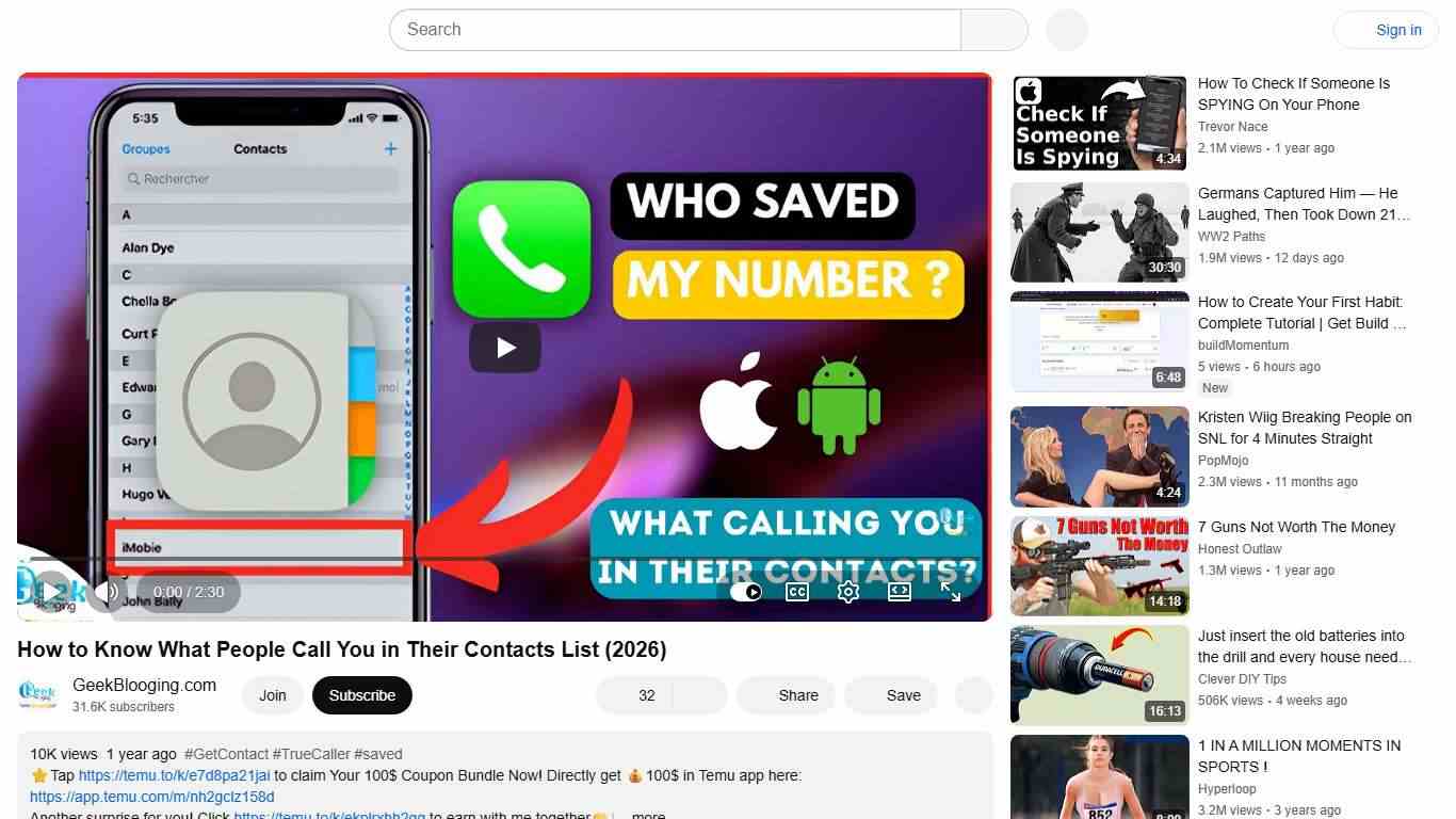 How to Know What People Call You in Their Contacts List (2026) - YouTube