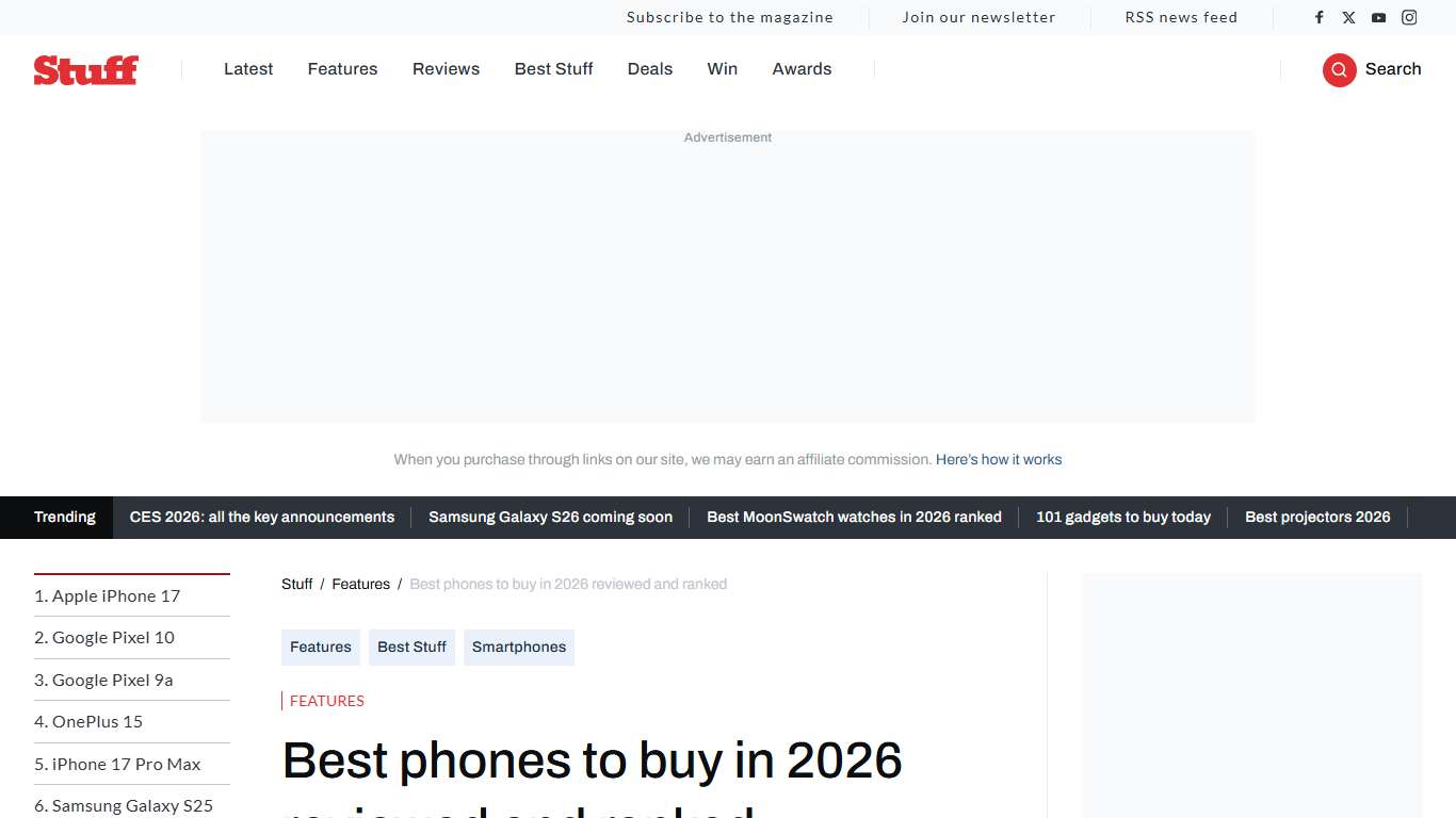 Best phones to buy in 2026 reviewed and ranked | Stuff