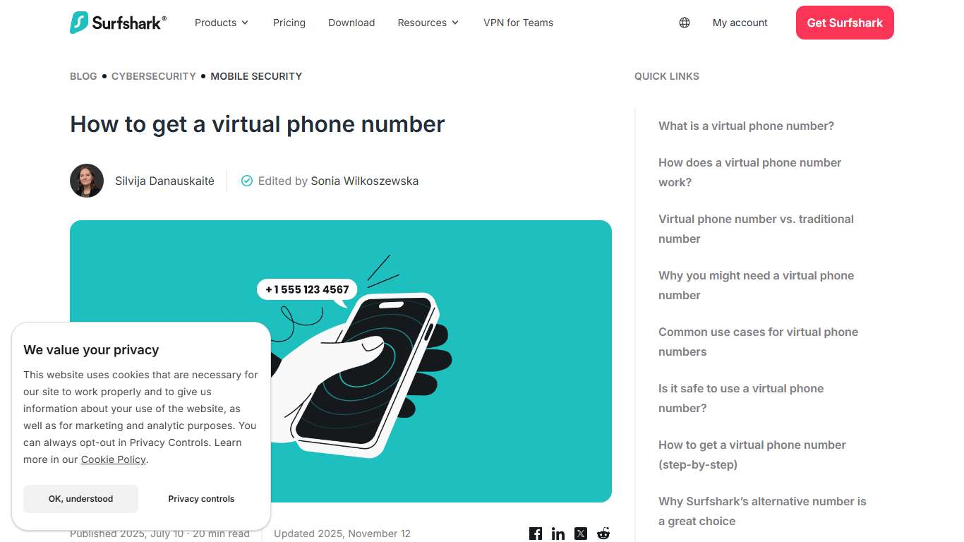 How to get a virtual phone number in 2026